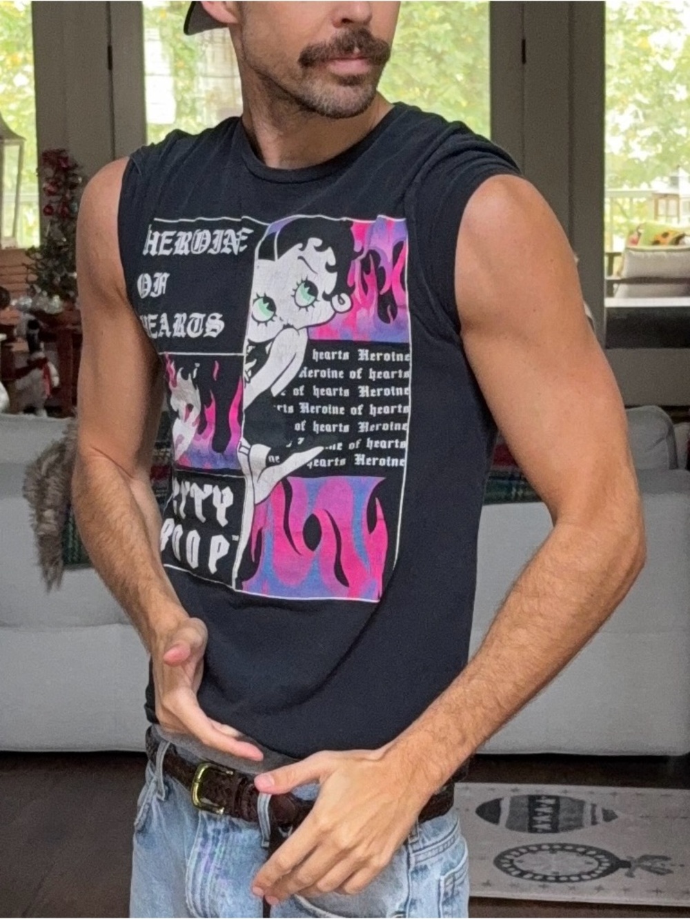 Betty Boop Heroine of Hearts Cutoff Tee 🔥